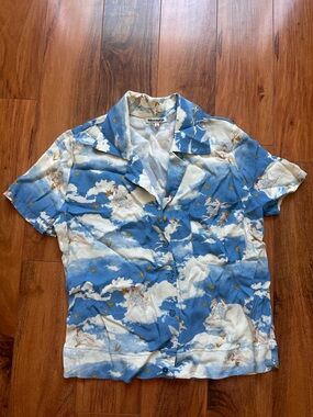 Reformation Angel Cherub Cloud Shirt